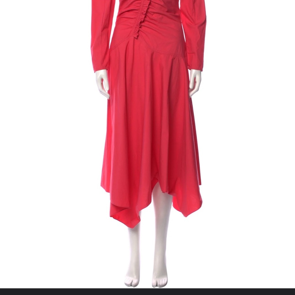 Ulla Johnson pink Asymmetrical Midi Skirt